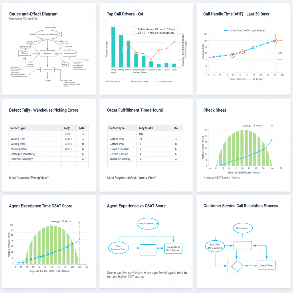 A person looking at a control chart with upper and lower limits, monitoring process stability.